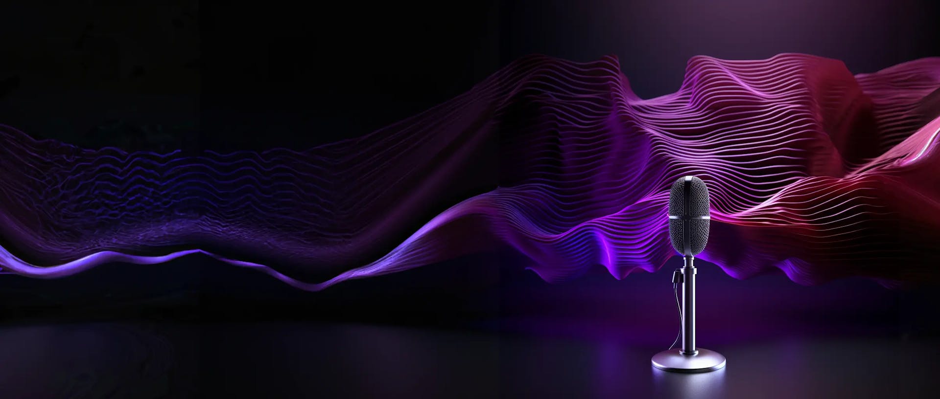 an abstract image representing audiowave
