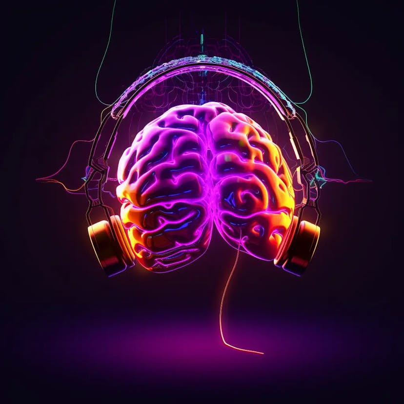 brain listening using headphone